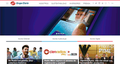 Desktop Screenshot of grupoclarin.com